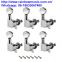 •	Bass Open Style Tuning Pegs Key Machine Heads Guitar Accessories for Fender JB Replacement Black