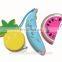Women Party Bag Supplies Silicone Material Fruit Coin Purses Pineapple Banana and Watermelon Fruit Bag
