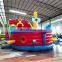 Outdoor Children Amusement Park Steamer Shape Inflatable Bouncy Castle Slide For Sale