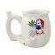 2022 amazon best selling creative Wake and Bake smoking coffee mug with pipe