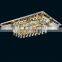 factory stock modern minimalist ceiling lamp Crystal rectangular lamp for bedroom dining room