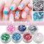 Nail Supply Maimerd Scale Nail Mix Size 1mm 2mm 3mm Round shaped Nail art glitter paillette sparkling spangles