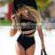 New Arrival HL Women's Summer Sey One Piece Bandage Swimsuit 2015 Athing Suit Ladies Swimwear