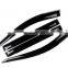 Chrome Door Visor Side Window Deflector Shade Sun Rain Shield Silver Strips Guard for Chevrolet Aveo Sonic