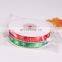 Low Price Wrap Cheap With Flower Logo Ready Made Printed Rol Silk Satin Christmas Ribbon
