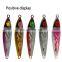 Hot sell  80g/120g/150g/200g slow jig lead fishing baits metal jigging lures