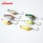 Free Samples Artificial Mini 3 g colorful Metal lure spoon Baits Trout bass fish lure