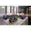 Fabric Folding Chair Sleeper Living Room Metal Frame Sofa