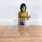 New Arrival Custom Acrylic Sneeze Shield Foldable Protective school Folding Screen Office Desk Divider