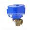 COVNA CWX 15Q 3-Way Brass Threaded Motorized Electric Flow Control Ball Valve