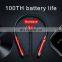 waterproof sport neckband BT speaker headphones earphones wireless