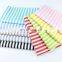 Geometric striped cotton twill print fabric wholesale baby bag fabric pure cotton edge roll edge fabric