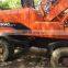 used doosan wheel excavator dh140w , original doosan construction equipment , doosan dh130 dh140 dh150
