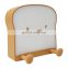 New Creative Cartoon Bread Night Lamps Toast Night Light With Phone Holder Soft Silicone Table Night Lamp