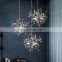 Creative Art Chandelier Living Room Coffee Shop Bar LED Hanging Light Decor Cash Cow Led Pendant Lamp