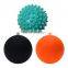 Massage Ball Set Rubber Lacrosse Balls and  Spiky Ball For Self Myofascial Release