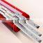 IGUETTA Triple Blades Red Women Razor Blade Hair Remover Plastic Rubber Handle Safe Steel Blades Aloe Lubricant Strip GF2-2001