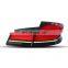 Upgrade to G30 G38 LCI looking style taillamp taillight with dynamic for BMW 5 series F10 F18 tail lamp tail light 2011-2017
