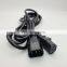 Guangzhou Top quality 3meter,10ft 18AWG full copper C13 to C14  Power Extension Cords Power Cord Cable