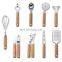 9 PCS High Quality Stainless Steel Kitchen Gadgets Set With Wood Handle Kitchen Accessories
