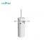 Sakura Blossoms Series White Pink Powder Coating Bathroom 6 Pieces Set Toilet Brush Holder Metal Trash Can Corner Storage Racks