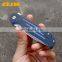 New D2 Material Camping Blade Folding knife high quality outdoor gift lightweight carbon fiber handle pocket knife