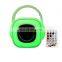 Tws Super Mini Multifunction portable PE plastic  ice bucket led light speaker living room mood magic lights speaker
