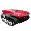 Large robot mobile rc rubber crawler chassis