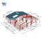 light weight prefabricated steel structure storage fabric air plane hangar garage aviation hangar for sport