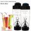 Gym Shaker 600ml Leakproof Mixing Bottle Portable Protein Shaker Blender