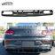 W205 C63 High Quality Carbon Fiber Rear Diffuser Lip Rear Bumper Lip For Mercedes Benz C Class C63 COUPE