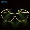 Party Decorations Customization Light up Dark Lens Sunglasses LED Party Glow Glasses
