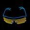 Mix Neon Colors LED Shutter Glasses Party Light up LED Sunglasses Shutter