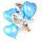 Wholesale 18 24 Inch Aluminum Film Mylar Ballons Globos Party Decoration Helium Heart Shaped Foil Balloons