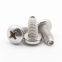GB 6560 304 stainless steel cross recessed pan head triangular thread self tapping screws