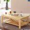Solid wood furniture wooden coffee table design,pine wood table