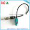Fakra plug to DIN plug connector car radio antenna adapter cable for BMW 3 Series E46 E90