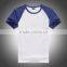 Bulk in Stock,Sublimation Blank color shoulder T shirt,95%Cotton 5%lycra,low Price,small MOQ,S-XXXL size
