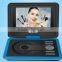 hot sellingdvd&evd portable dvd 3 in one card, USB interface, TV interface, double game interface portable dvd player
