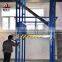 warehouse used high efficient guid rail platform vertical goods lift