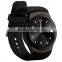 GSM smart watch phone G3 with round panel/touch display/heart rate/round watch phone