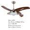 Wooden Blade Antique False Ceiling Fan With LED Light