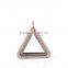 High Grade Alloy Living Floating Glass Magnetic Triangle Locket Pendant Wholesale China