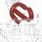 e clip / elastic rail clamp- railway fasteners