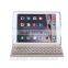 New keyboard cover case for iPad Air2 with backlit keys,folio leather case with wireless Bluetooth keyboard