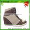 China factory women wedge sneakers