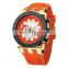 2015 hot time silicone band alloy case custom brand watch wholesale products