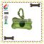 Green customized high quality pet waste bag holder