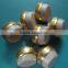 hearing aid receiver 2 pin metallic golden colour