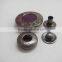22.5mm circle round big engraved metal hand snap button